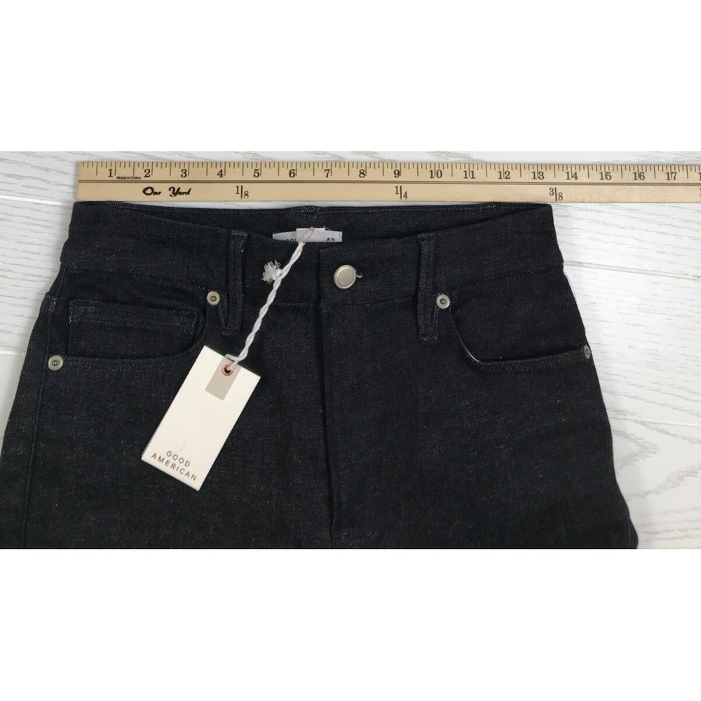 NEW Good American Skinny Jeans Womens 6 Dark Blue Good Legs Stretch GL228CDT - Picture 4 of 13